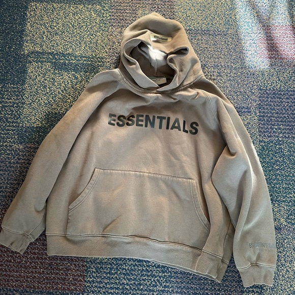 Essentials Stone Gray Hoodie - Picture 3 of 5